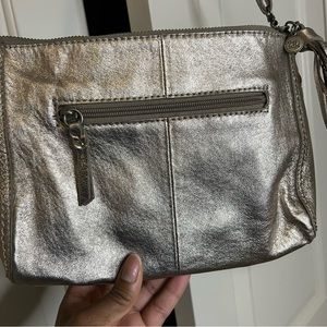The Sak Metallic Gold Crossbody Purse